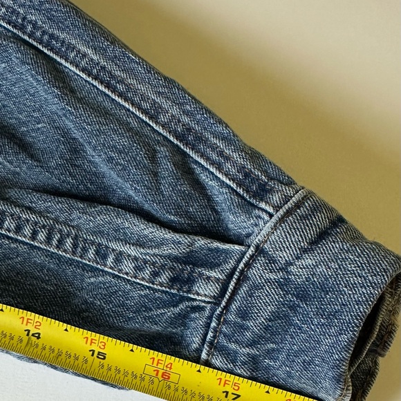 Abercrombie & Fitch Blue Cropped Jean Jacket Women’s Medium Wash Sz XS - Picture 10 of 10